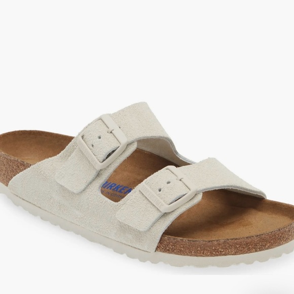 Birkenstock Arizona Suede Leather Soft Leather Footbed Size 10 NWT - Picture 1 of 15
